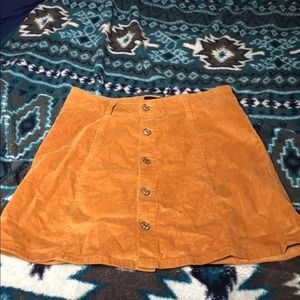 Corduroy skirt